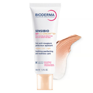 Bioderma Sensibio AR+ CC Cream SPF50+ 40mL – Cuidado Anti-Vermelhidão