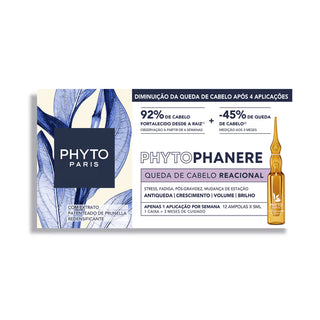 Phyto Phytophanere Ampolas 12x5mL – Queda de Cabelo & Densidade