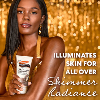 Palmer's Cocoa Butter Shimmer Radiance Loção 155mL – Hidratação & Brilho