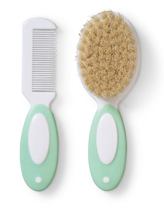 Saro Set Escova Cerdas Naturais + Pente - 3944