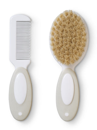 Saro Set Escova Cerdas Naturais + Pente - 3944