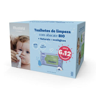 Mustela Bebe Toalhitas sem Perfume 12 x 60 Unidades
