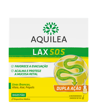 Aquilea Lax SOS Microenemas x6 – Alívio Imediato da Obstipação