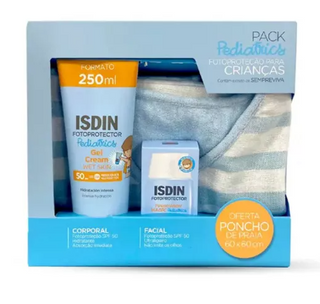 ISDIN Fotoprotect Pediatrics Gel Creme + Fusion Water - Oferta de Poncho