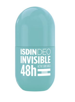 ISDIN Deo Invisible Roll On 50ml - Antitranspirante Antimanchas