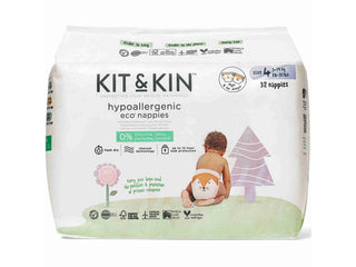 Kit&Kin Eco T4 (9-14kg) x 32 Fraldas