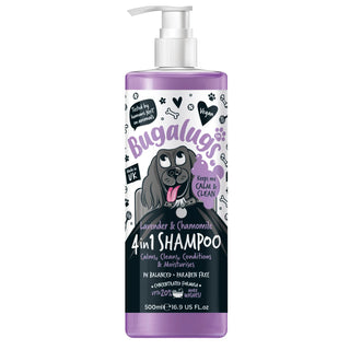 Bugalugs 4 em 1 Champô & Condicionador Cão 250mL – Ação Calmante