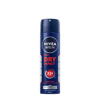 Nivea Men Dry Impact Spray Desodorizante 150mL – Proteção 72h