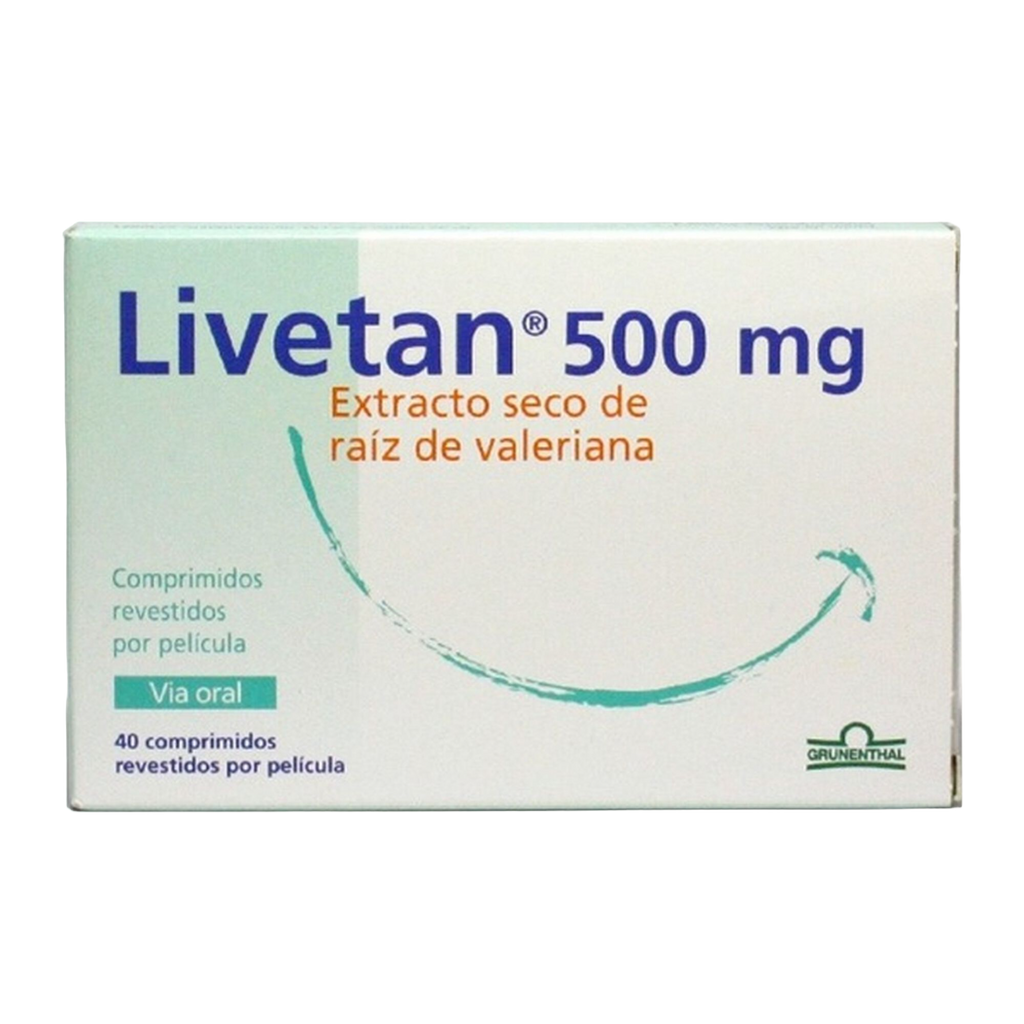Livetan 500 mg x 40 Comprimidos