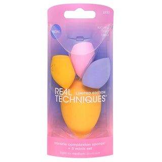 Real Techniques Miracle Complexion Sponge + 3 Minis – Cobertura Natural