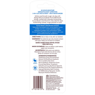 Palmer's Cocoa Butter Stick Labial 14g – Hidratação & Reparação