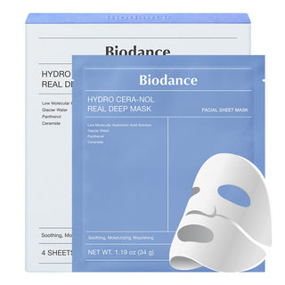 Biodance Hydro Cera-nol Real Deep Mask 4 Unidades – Máscara Nutritiva