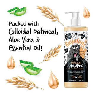 Bugalugs Oatmeal Coconut & Lime Champô Cão 250mL – Pele Sensível