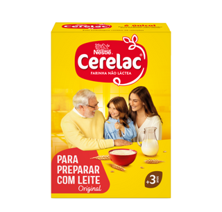 Cerelac Farinha Não Láctea +3 Anos 600g - Prepara com Leite