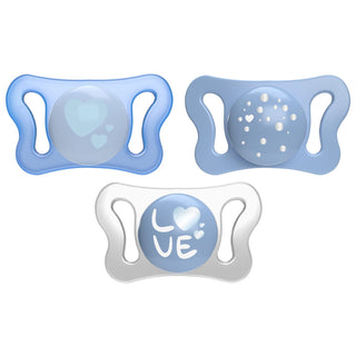 Chicco Chupeta Micrò 0-2 meses x2 - Azul Sortido
