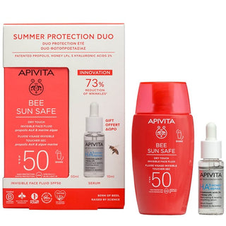 Apivita Bee Sun Safe COFFRET Summer Protection – Fluido Solar & Sérum