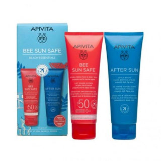 Apivita Bee Sun Safe PACK Hydra Fresh SPF50 2x100mL– Leite Solar & After Sun