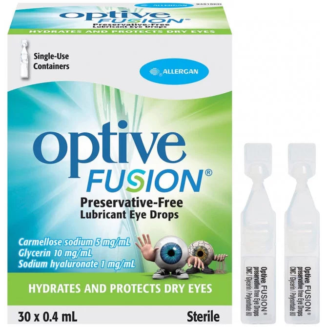 Optive Fusion Lubrificante Ocular Unidoses 30x0.4ml