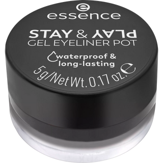 Essence Eyeliner em Gel STAY & PLAY - Black