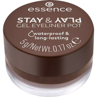 Essence Eyeliner em Gel STAY & PLAY - Brown