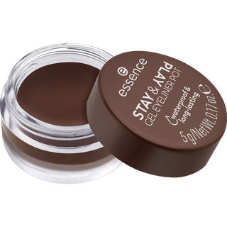 Essence Eyeliner em Gel STAY & PLAY - Brown