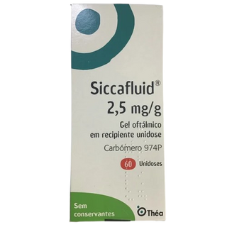 Siccafluid 2,5mg/g Gel Oftálmico 60 Unidades