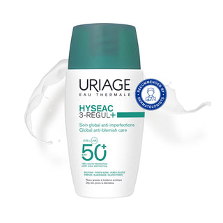 Uriage Hyséac 3-Regul+ Fluido SPF50+ 50mL – Proteção Anti-Imperfeições