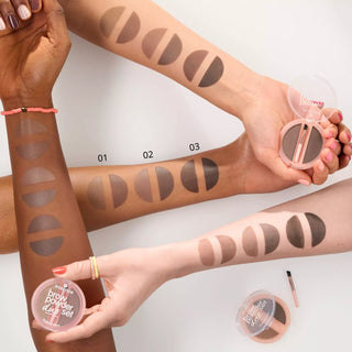 Essence Duo Conjunto de Sobrancelhas em Pó - Medium