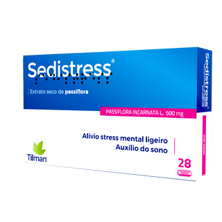 Sedistress 500mg x 28 Comprimidos - Alívio Natural do Stress