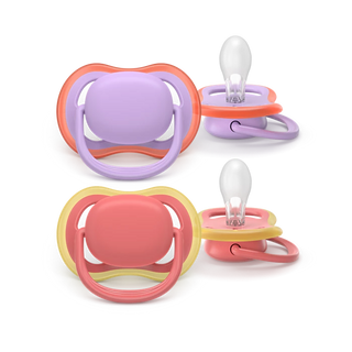 Philips Avent Chupeta Ultra Air +18 meses x2 - Lilás e Salmão