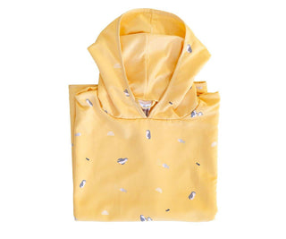 Tutete Poncho de Praia Pinguins com capuz para crianças dos 1 aos 3 anos