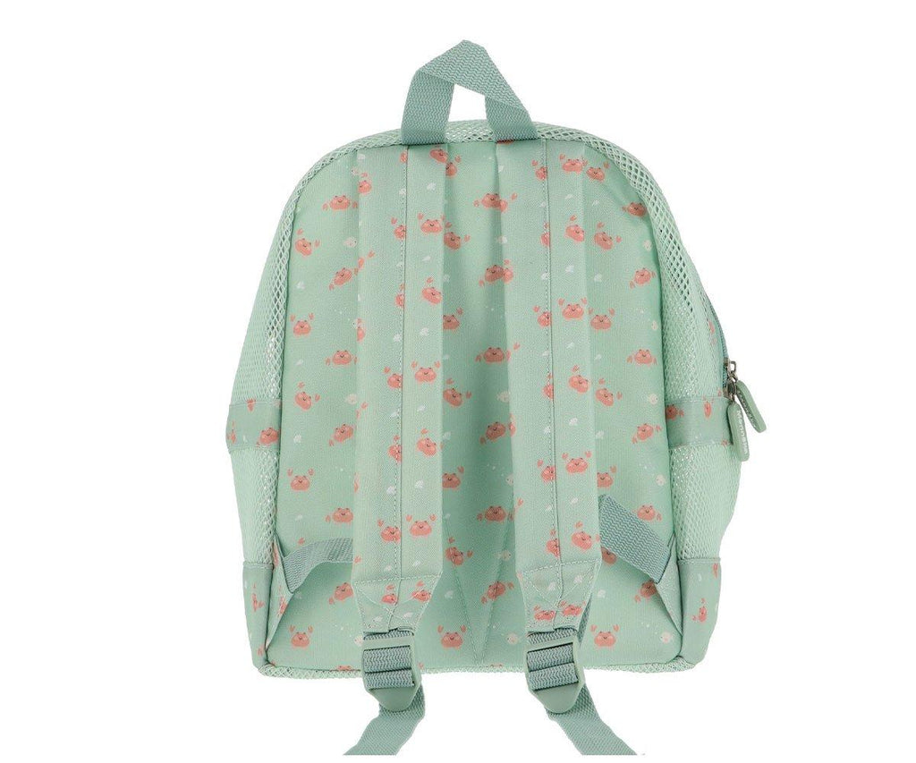 Tutete Mochila de Praia Infantil Anti-areia Caranguejos Sage