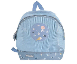 Tutete Mochila de Praia Infantil Anti-areia Peixes