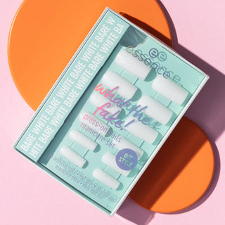 Essence What The Fake Unhas Press-On – Bare White
