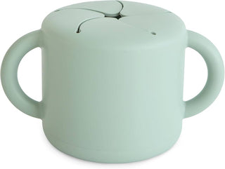 Mushie Copo Silicone para Snacks - Verde