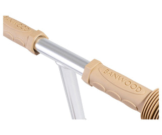 Banwood Eco Scooter com Cesta Pin & Ride Ivory