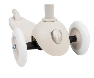 Banwood Eco Scooter com Cesta Pin & Ride Ivory