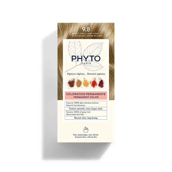 Phyto Phytocolor Coloração Permanente - 9.8 Louro Muito Claro Bege