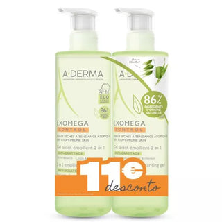 A-Derma Exomega Control Pack Gel Lavante 2 x 500mL