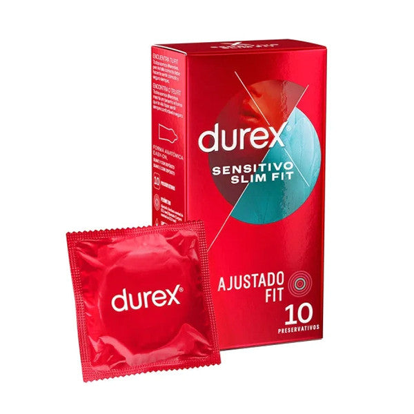 Durex Preservativo Sensitivo Slim Fit x 10 Unidades