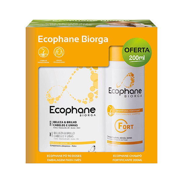 Ecophane Pó 90 Doses + Champô Fortificante 200ml