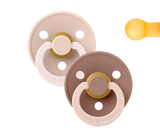 BIBS Chupetas 6-18 Meses Blush/Woodchuck x2