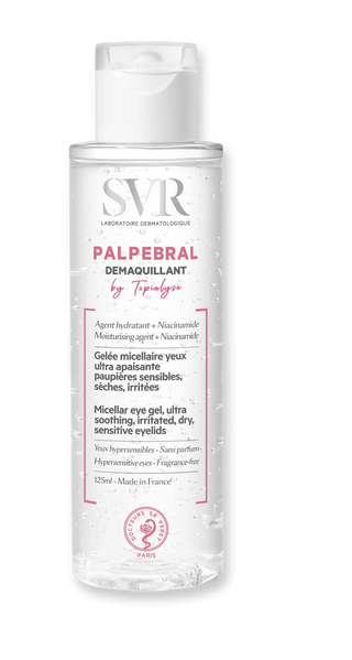 SVR Palpebral Desmaquilhante 125mL – Gel Suave Para Olhos Sensíveis