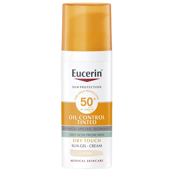 Eucerin Sun Gel-Creme Toque Seco SPF50+ Cor Clara 50mL