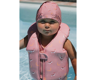 Tutete Colete de Flutuação 1-2 Anos Whale Pink - Segurança na Piscina