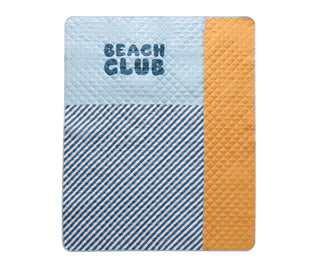 Tutete Manta Picnic Stripes Blues - Impermeável e Anti-Areia