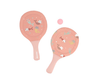 Tutete Raquetes de Neoprene com Bola - Praia e Jardim