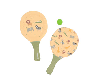 Tutete Raquetes de Neoprene com Bola - Praia e Jardim