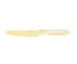 KiddiKutter Faca para Crianças Lemon Cream | Corta sem Cortar os Dedos