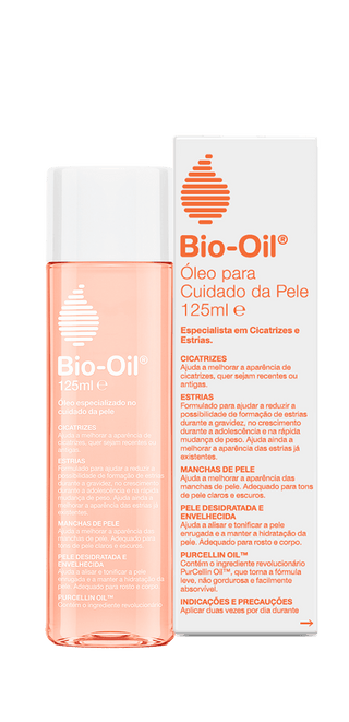 Bio-Oil Óleo Corporal 125ml - Cicatrizes, Estrias e Hidratação